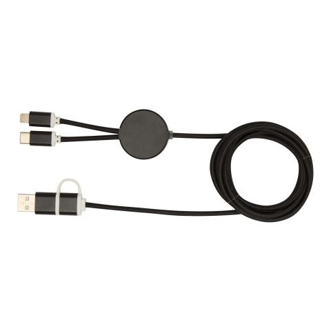 Alasia 5-in-1 recycled aluminium and plastic 150 cm data sync and 27W fast charge cable Standard | Black | Not applicable | No Branding | not available | not available