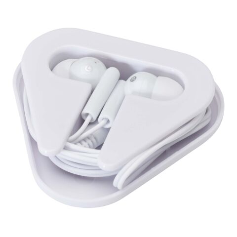 Rebel earbuds with recycled plastic storage box Standard | white | No Branding | not available | not available
