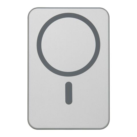 Avis 10.000 mAh RCS recycled aluminium magnetic power bank  Silver