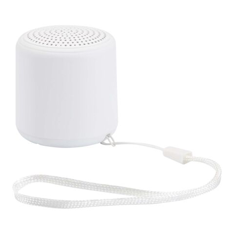 Velkis 3W recycled plastic wireless Bluetooth® speaker Standard | White | No Branding | not available | not available