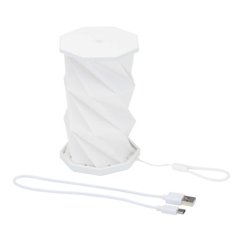 Celestia foldable recycled plastic table lamp White