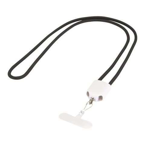 Ion 65W 5-in-1 recycled plastic lanyard charging cable White