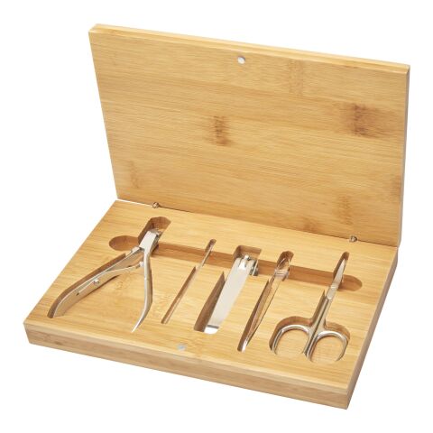 Ladia 5-piece bamboo manicure set Standard | Natural | Not applicable | No Branding | not available | not available