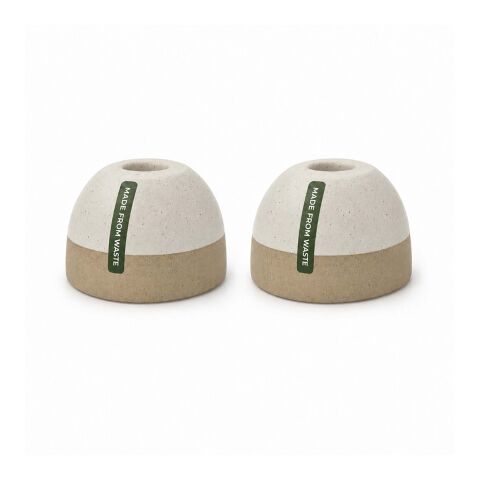 Originalhome ReClay dinner candle holder set White