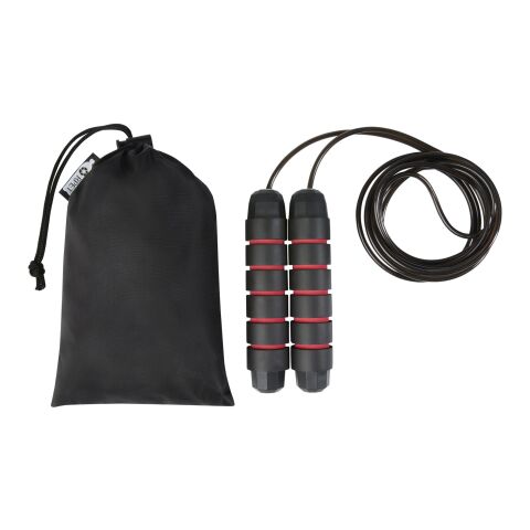 Austin soft skipping rope in recycled PET pouch Standard | Red | No Branding | not available | not available | not available