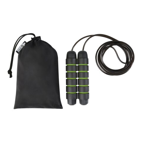 Austin soft skipping rope in recycled PET pouch Standard | Apple green | not available | No Branding | not available | not available | not available