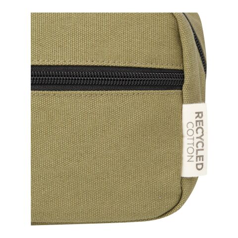 Joey GRS recycled canvas toiletry bag 3.5L Standard | Olive | No Branding | not available | not available | not available
