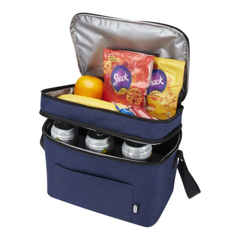 Tundra GRS RPET double compartments cooler bag 13L Standard | Navy | No Branding | not available | not available | not available