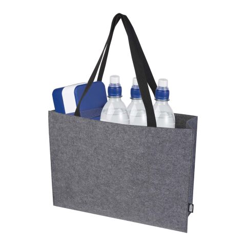 Felta GRS recycled felt gusset tote bag 20L Standard | Grey | No Branding | not available | not available | not available