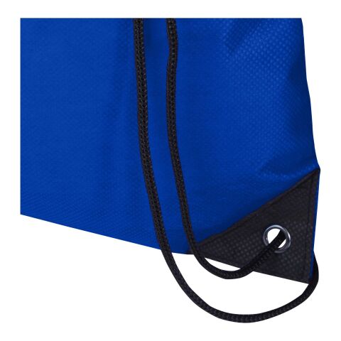 Evergreen GRS recycled non-woven drawstring bag 5L Standard | Royal blue | No Branding | not available | not available | not available