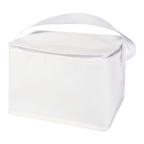 Spectrum 6-can recycled non-woven cooler bag 4L Standard | white | No Branding | not available | not available