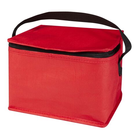 Spectrum 6-can recycled non-woven cooler bag 4L Standard | Red | not available | No Branding | not available | not available