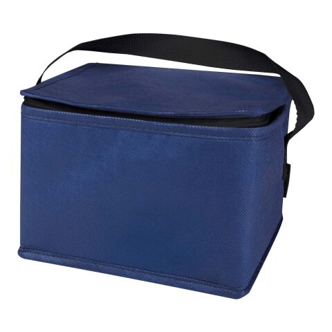 Spectrum 6-can recycled non-woven cooler bag 4L Standard | Royal blue | Not applicable | No Branding | not available | not available