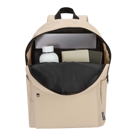 Byron 14&quot; GRS recycled city laptop backpack 16L Standard | Oatmeal | No Branding | not available | not available | not available