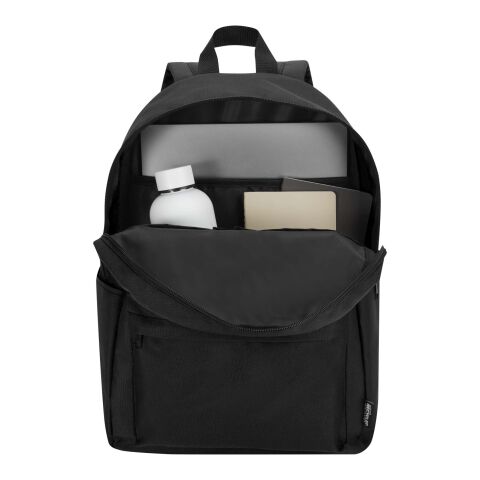 Byron 14" GRS recycled city laptop backpack 16L Standard | Solid black | not available | No Branding | not available | not available | not available