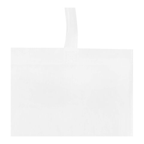 EcoSeal GRS recycled nonwoven convention tote bag 6L Standard | White | No Branding | not available | not available | not available