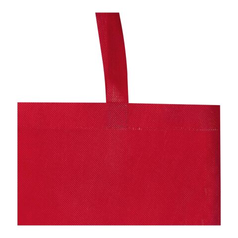 EcoSeal GRS recycled nonwoven gusset tote bag 12L Standard | Red | not available | No Branding | not available | not available | not available