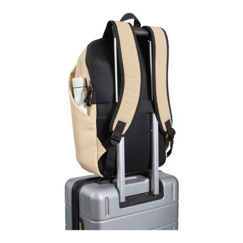 Resi Plus 15" GRS recycled anti-theft backpack 18L Standard | Oatmeal | No Branding | not available | not available