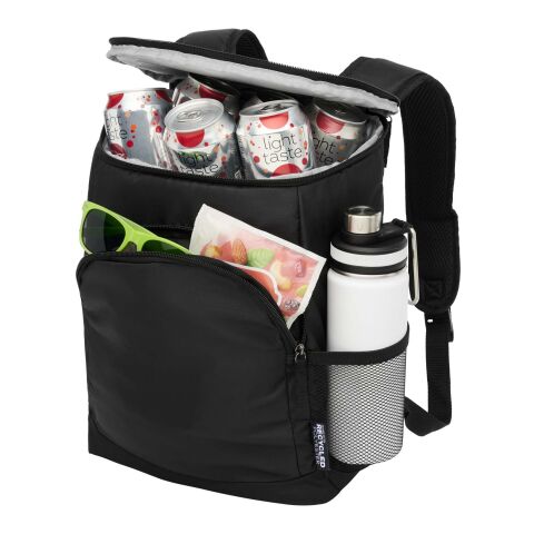 Chillpack 18-can GRS recycled cooler backpack 16L Standard | Solid black | No Branding | not available | not available | not available