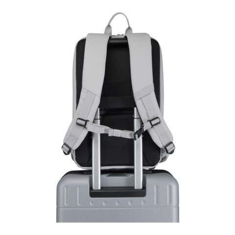 SMART 15" GRS recycled laptop backpack 18L Light grey