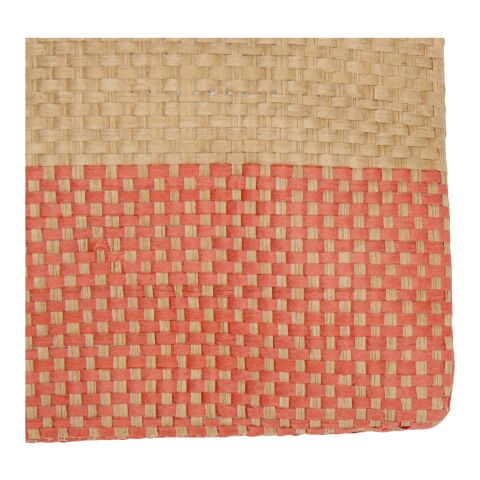 Rhythm straw paper zipped pouch 3L Brick