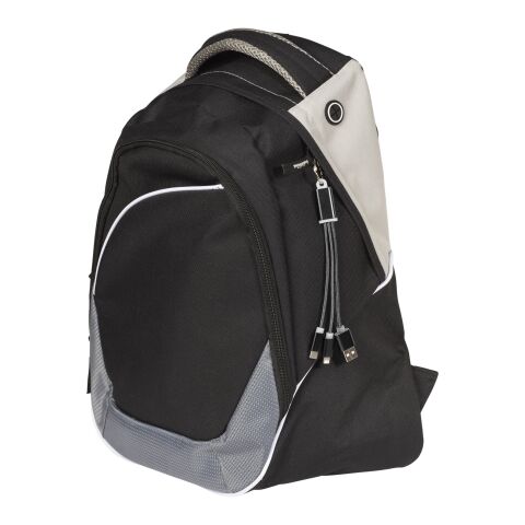 Metal 3-in-1 charging cable with keychain Standard | Black | not available | No Branding | not available | not available