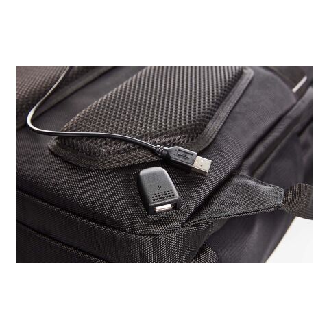 Halfar notebook backpack HASHTAG black | Without Branding | not available