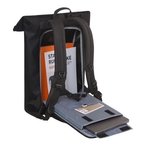 Halfar notebook backpack KURIER black | Without Branding