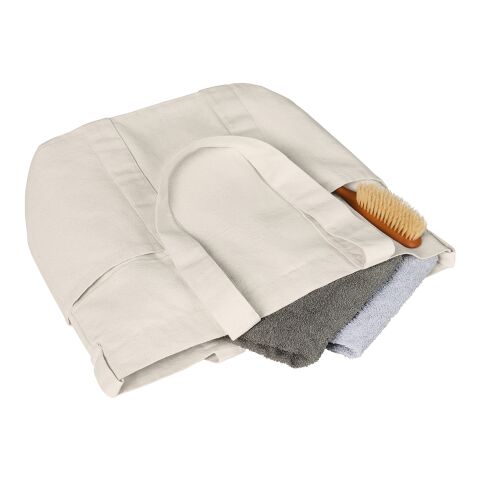 Halfar wellness shopper bag ORGANIC light grey | Without Branding