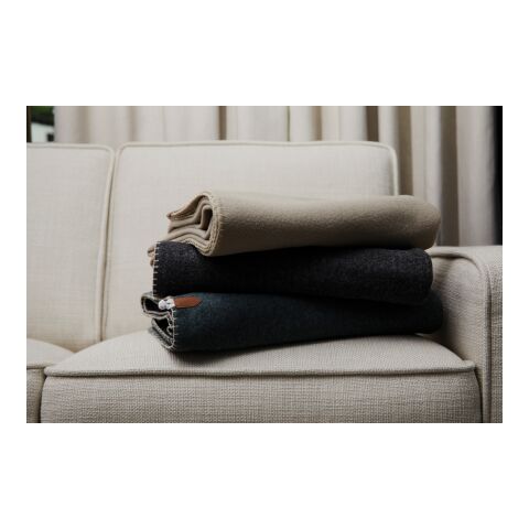 VINGA Bilton recycled blanket grey