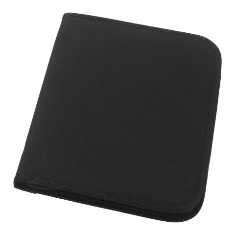 Berkely A4 zippered portfolio Standard | Solid black | Not applicable | No Branding | not available | not available | not available
