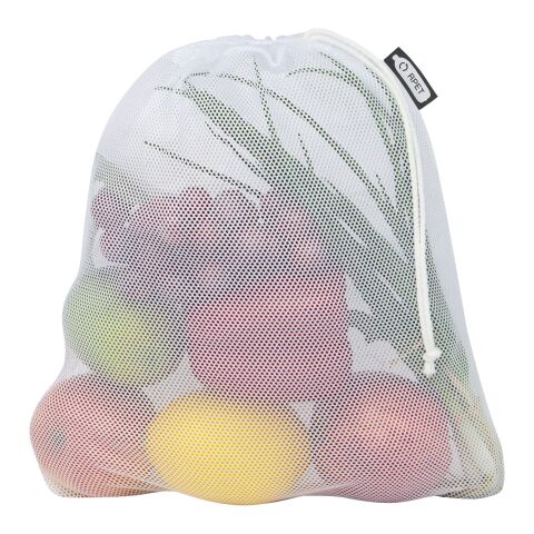 Rob set of 3 recycled PET sublimation vegetable bags White | No Branding | not available | not available