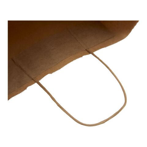 Kraft 80 g/m2 paper bag with twisted handles - medium Kraft brown | not available | No Branding | not available | not available