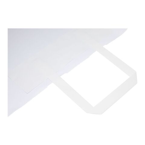 Kraft 90-100 g/m2 paper bag with flat handles - XX large white | No Branding | not available | not available