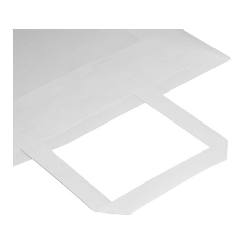 Kraft 80 g/m2 paper bag with flat handles - 25 x 15 x 32 cm White | No Branding | not available | not available