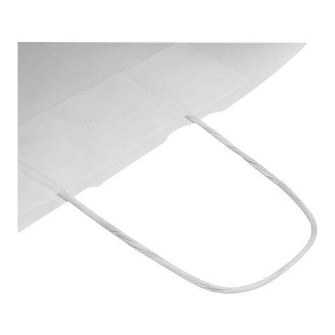 Kraft 80-90 g/m2 paper bag with twisted handles - 25 x 15 x 32 cm White | No Branding | not available | not available