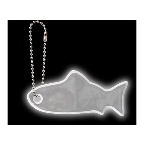 RFX™ H-12 fish reflective PVC hanger White | No Branding | not available | not available