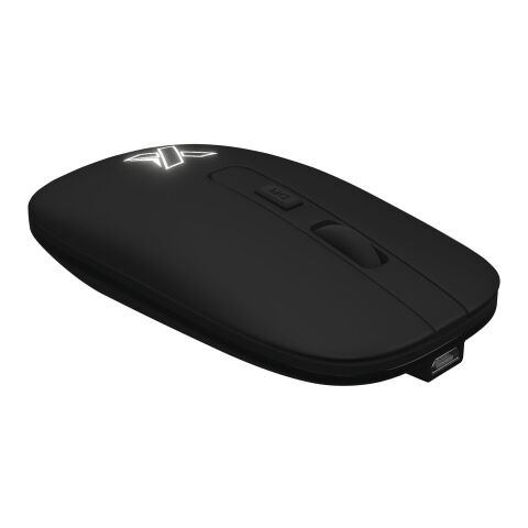 SCX.design O22 antibacterial light-up logo wireless mouse Solid black | No Branding | not available | not available