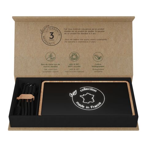 SCX.design P34 5000 mAh wooden wireless power bank Light brown | No Branding | not available | not available