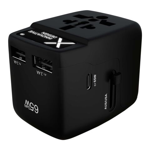 SCX.design T19 universal travel adapter Solid black | No Branding | not available | not available