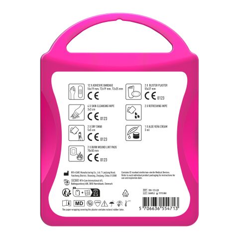MyKit Travel Plus First Aid Kit Magenta | No Branding | not available | not available