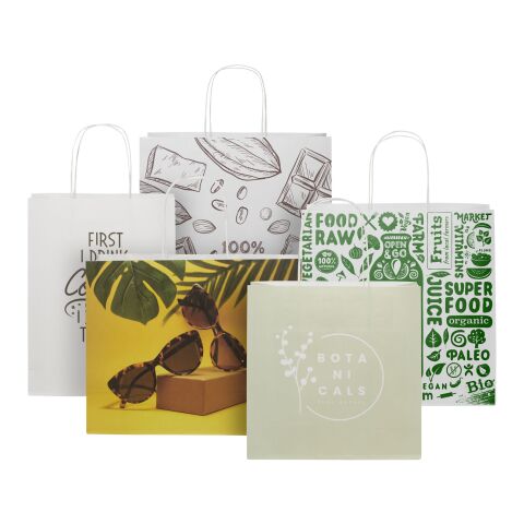 Kraft 120 g/m2 paper bag with twisted handles - X large White | Not applicable | No Branding | not available | not available