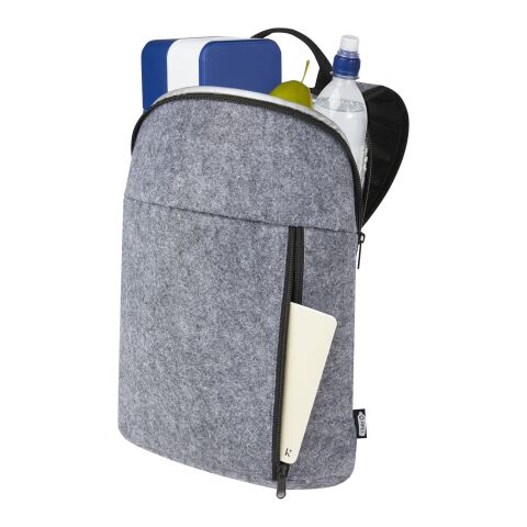 Felta GRS recycled felt cooler backpack 7L Standard | Grey | Direct to Film | front | 120 mm x 140 mm | 300