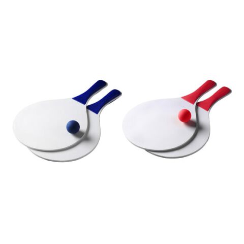 Wooden beach bat and ball set Fabien red | No Branding | not available | not available