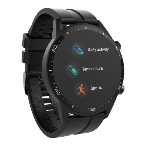 Prixton SWB26T smartwatch Standard | Solid black | Laser Engraving | body | 30 mm x 5 mm