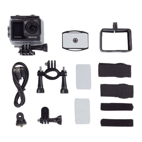 Prixton DV670 4K dual screen action camera Standard | Black | No Branding | not available | not available