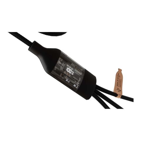 SCX.design C50 5-in-1 fast charging 100W/5A cable with digital display Standard | Solid black | No Branding | not available | not available