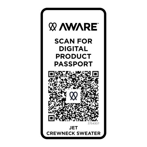 Jet unisex Aware™ recycled crewneck sweater Standard | Oatmeal | XL | No Branding | not available | not available | not available