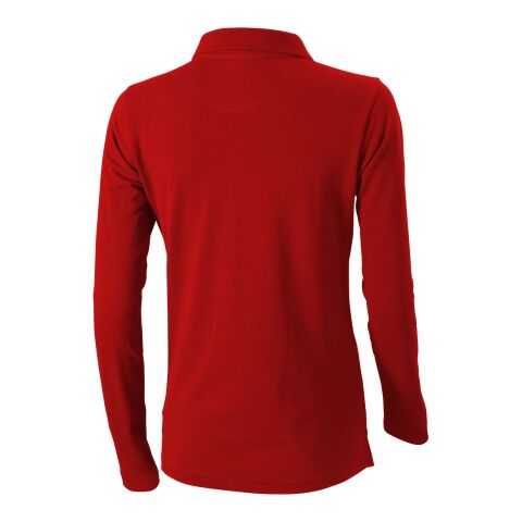 Oakville Long Sleeve Ladies Polo  Red | XS