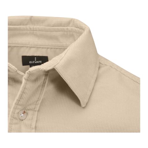 Alum corduroy unisex shirt Oatmeal | 3XL | No Branding | not available | not available | not available